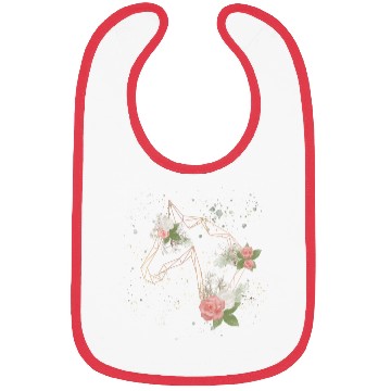 Discover Horse Vintage Roses Bibs