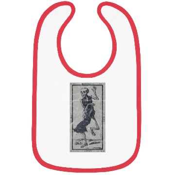 Discover Occult The Death Tarot Card La Mort XIII Vintage Bibs