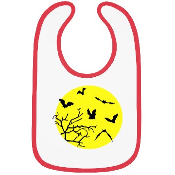 Discover Halloween bats Bibs