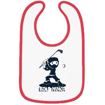 Discover Golf Ninja Funny Hobbies Albatross Game Gift Bibs