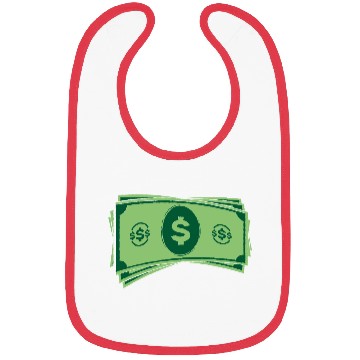 Discover Dollar Money Dollars Cash Bibs