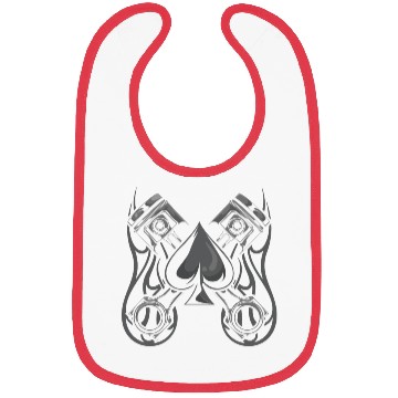 Discover Poker and Hotrod - Cool Poker Art Hot Rod Bibs
