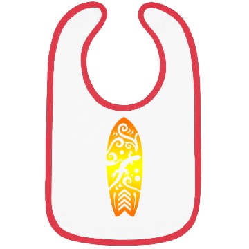 Discover Maori Lizard Surfboard T Tattoo Gift Idea Bibs