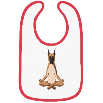 Discover Yoga Great Dane Dog Bibs