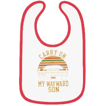Discover Supernatural Vintage Bibs Carry On My Wayward Son