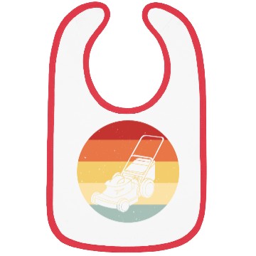 Discover Lawn Mowing Lawn Mower Vintage Retro Bibs