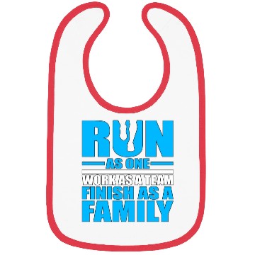 Discover Runner Gift Idea Run as One Work as a Team Finish Bibs
