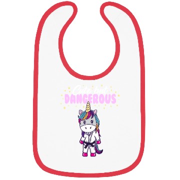 Discover Cute But Dangerous Unicorn Jiu Jitsu MMA Bibs