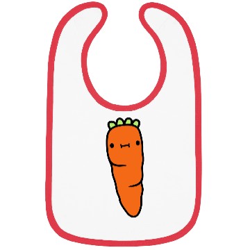 Discover carrot with face carrot Bibs