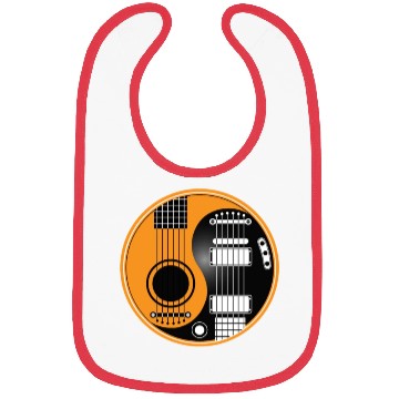 Discover Guitar Ying Yang Bibs