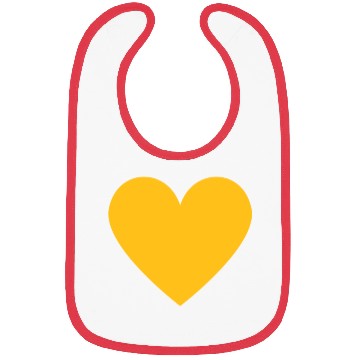 Discover yellow heart song Bibs