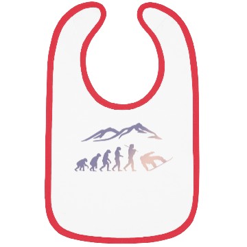 Discover Snowboarding evolution snow boarder cool Bibs