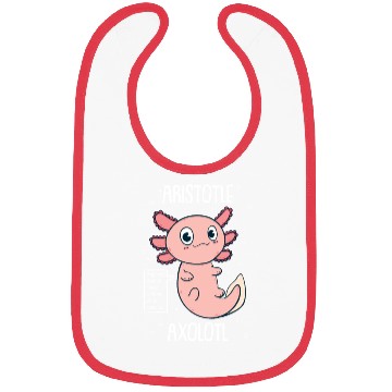 Discover Philosophy Axolotl With Aristotle Quote Bibs