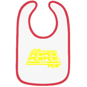 Discover Pew Pew Pew Bibs