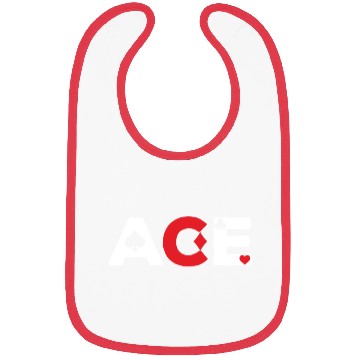 Discover Cool Ace Poker Card Poker Players gift Bibs