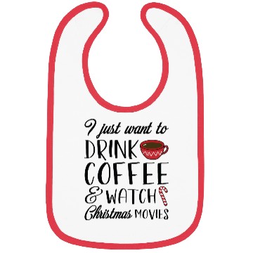 Discover Coffee Christmas Movies Bibs