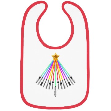 Discover Lightsaber Christmas Tree Bibs