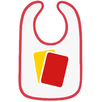 Discover Red yellow card Bibs