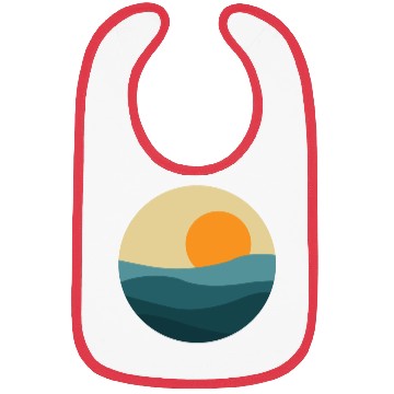 Discover Waves Sun Circle Bibs