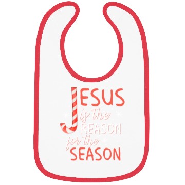 Discover Jesus Is The Reason For The Season Candy Cane Chr Bibs