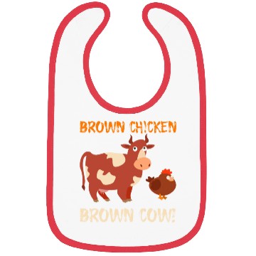 Discover Brown Chicken Brown Cow Bibs