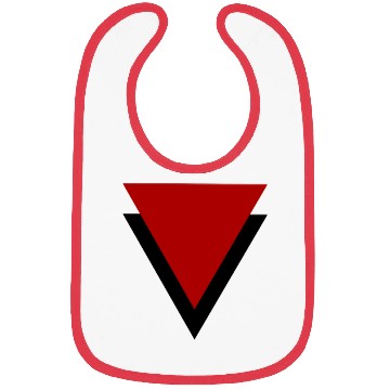 Discover two triangles motifs Bibs