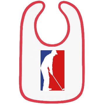 Discover Red Blue Golfing Bibs