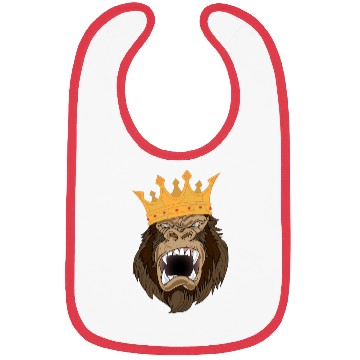 Discover Gorilla Jungle King Bibs