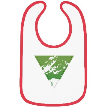 Discover Mountain Abstract Bibs