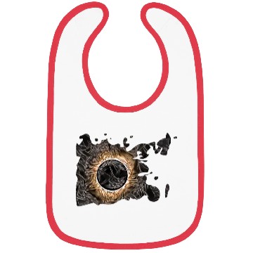 Discover Solar eclipse cool painted design to give away Bibs