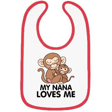 Discover my nana loves me Bibs