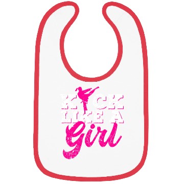 Discover Karate Girl Bibs