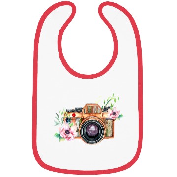 Discover Photography Machine And Flowers Bibs