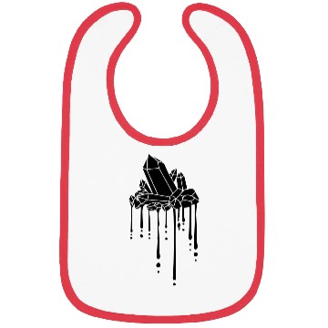 Discover Graffiti dripping crystal Bibs