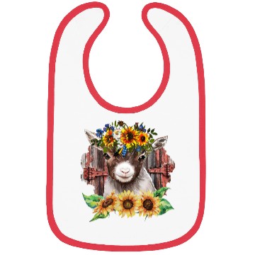 Discover Sunflower Goat Bibs