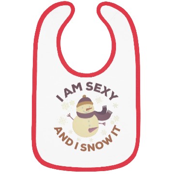 Discover Funny Sexy Snowman Slogan Gift christmas Bibs
