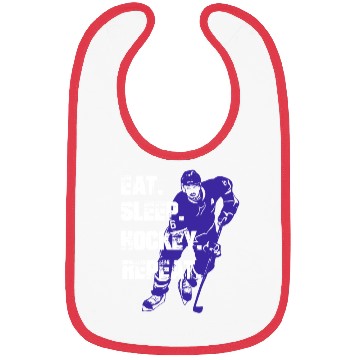 Discover EAT SLEEP HOCKEY REPEAT Bibs