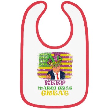 Discover Keep Mardi Gras Great Party Bibs Parade Bibs