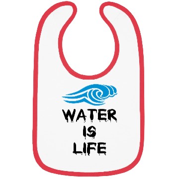 Discover Water is life Bibs