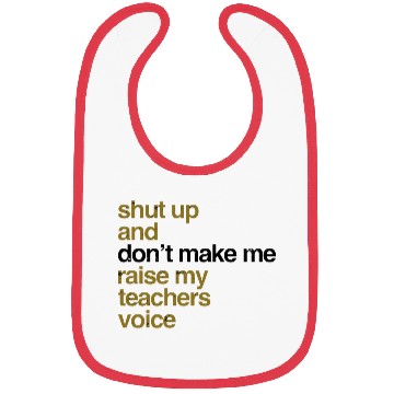 Discover Teacher Bibs