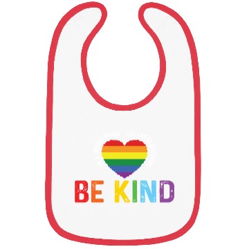 Discover Be Kind LGBT Gay Les Pride Rainbow Bibs