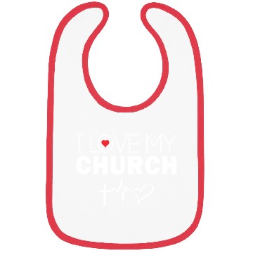 Discover I Love My Church Bibs