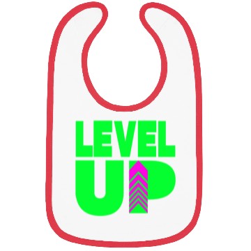 Discover Level Up Neon Green Bibs