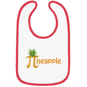 Discover funny pi neapple pi day Bibs