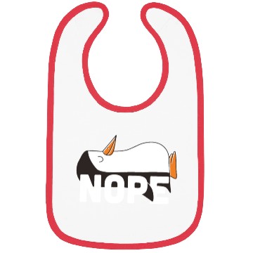 Discover Nope Penguin Lover Gifts Bibs