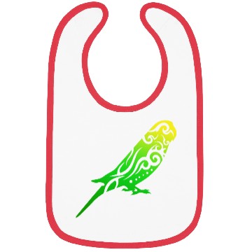 Discover T Tattoo Budgie Bird Gift Idea Bibs