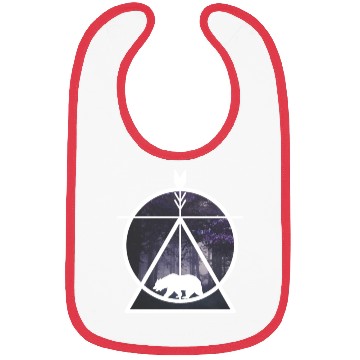 Discover forest mystical baer nature gift Bibs