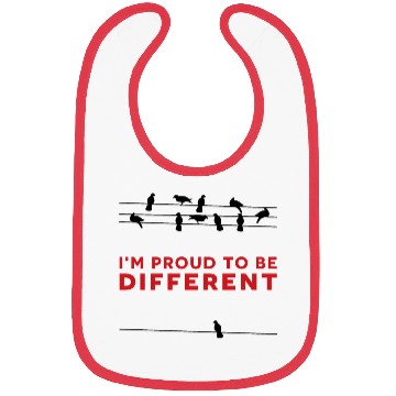 Discover I'm Proud To Be Different Bibs