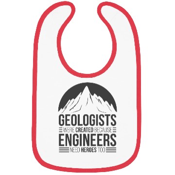 Discover Geologist Engineer Hero Funny Bibs
