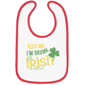 Discover Kiss me I'm drunk Bibs